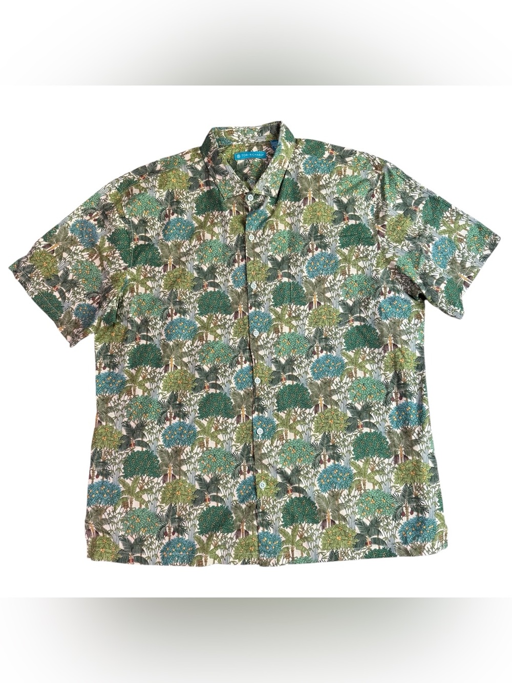 Tori Richard Hawaiian Button Up Fruitopia Resort Shirt Men’s XL Short Sleeve - Picture 2 of 7